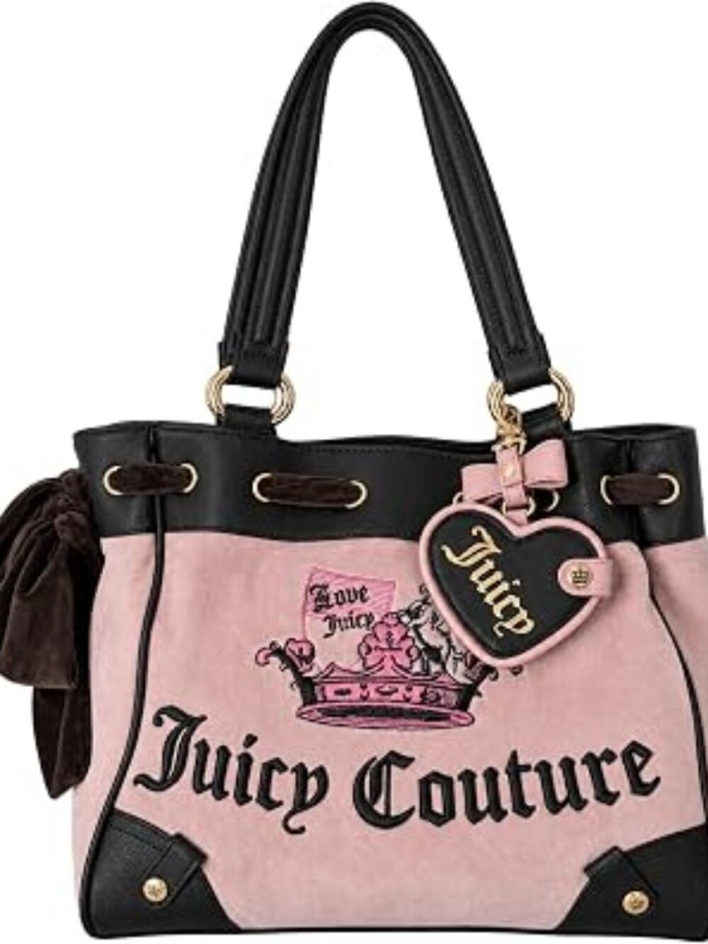 JUICY COUTURE Crown Velour Tote